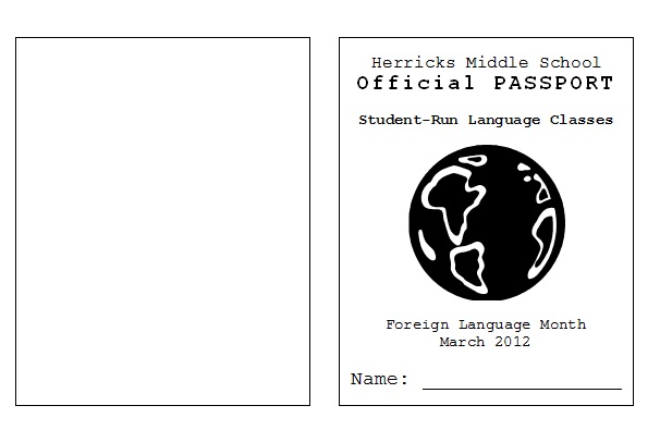 passport template for teachers